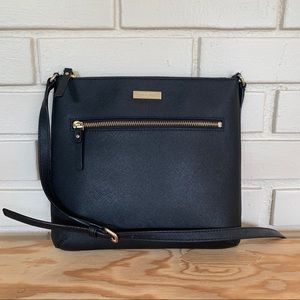 Kate Spade Textured Leather Top Zip Crossbody Purse